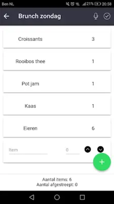 Simpel Lijstje android App screenshot 3