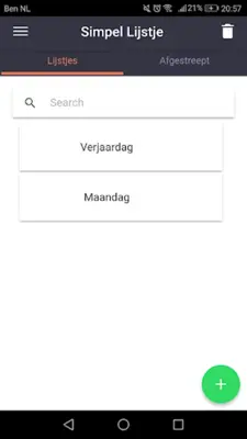Simpel Lijstje android App screenshot 5